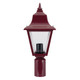 Paris Post Top Light - Burgundy Finish / B22 Paris Post Top Light - Burgundy Finish / B22